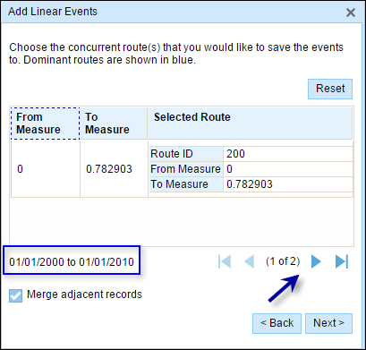 First time range First time range